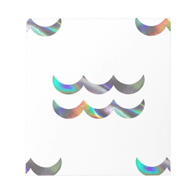 Hologramm Aquarius Notizblock (Vorderseite)