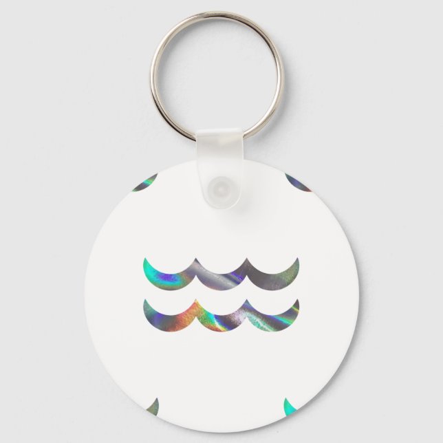 Hologramm Aquarius Schlüsselanhänger (Vorderseite)