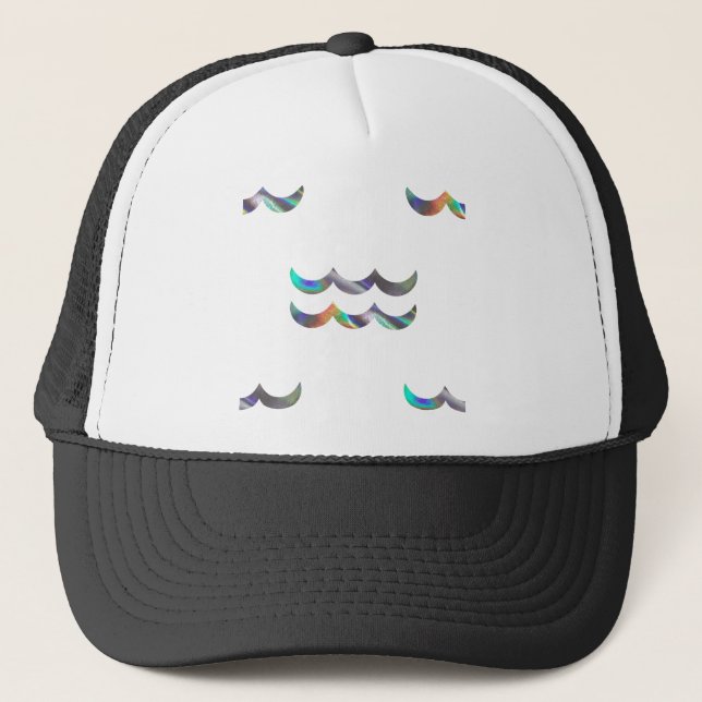 Hologramm Aquarius Truckerkappe (Vorderseite)