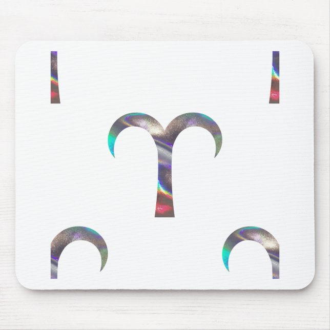 Hologramm Aries Mousepad (Vorne)