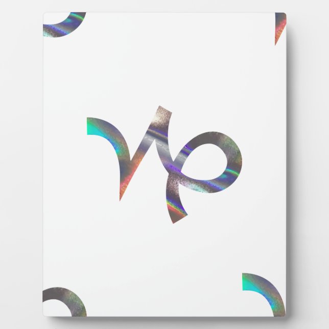 Hologramm Capricorn Fotoplatte (Vorderseite)