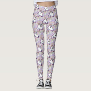 Hologramm Einhorn Emoji Leggings