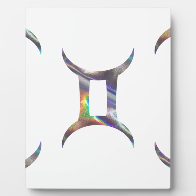 Hologramm Gemini Fotoplatte (Vorderseite)