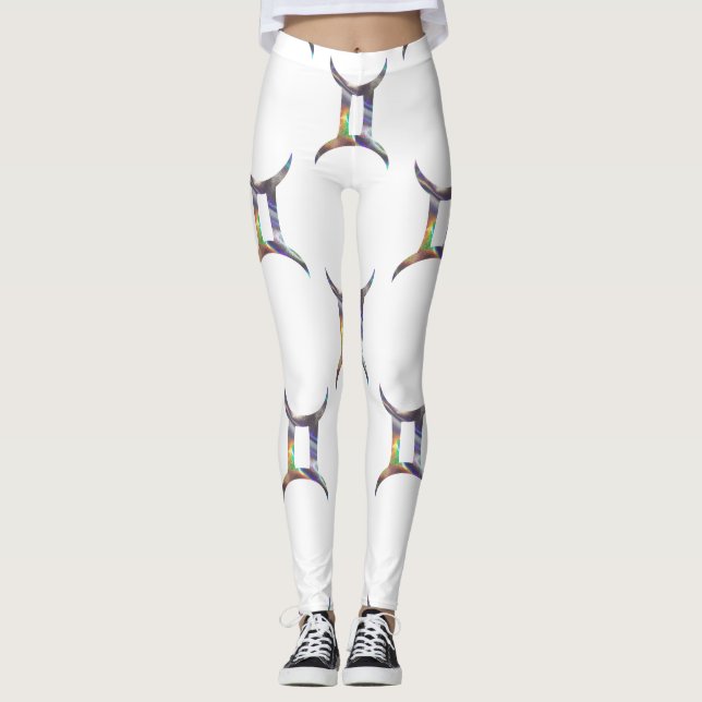 Hologramm-Gemini-Leggings Leggings (Vorderseite)
