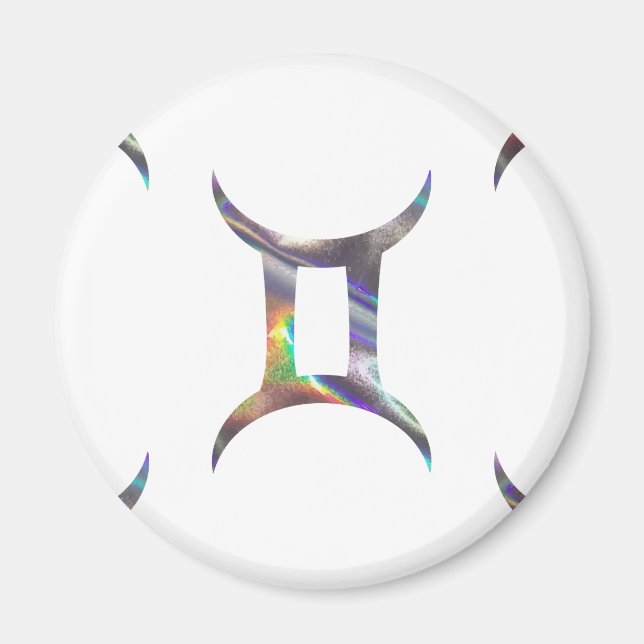 Hologramm Gemini Magnet (Vorne)