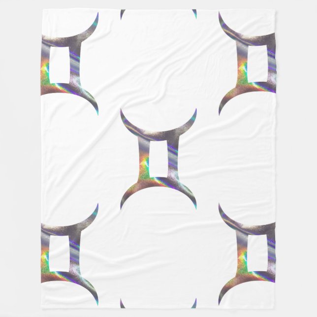 Hologramm-Gigi-Decke Fleecedecke (Vorderseite)