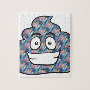 Hologramm kackend Emoji Puzzle