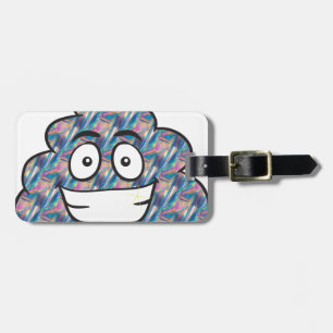 Hologramm-Kot-Emoji Gepäckanhänger