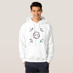 Hologramm-Krebs-Männer-Hoodie-Hoodie-Sweatshirt Hoodie