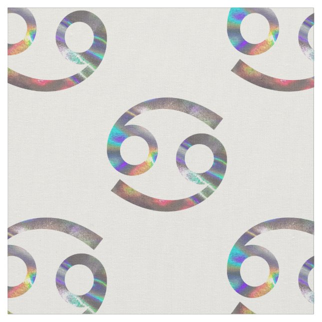 Hologramm-Krebsgewebe Stoff (Nahaufnahme)