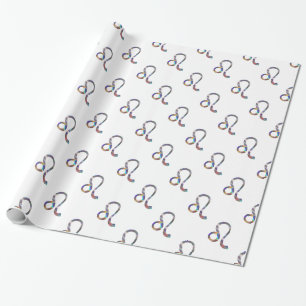 Hologramm Leo Geschenkpapier