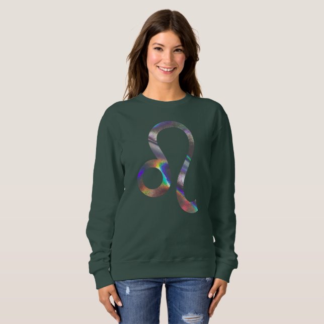 Hologramm leo women Sweatshirt (Vorne ganz)