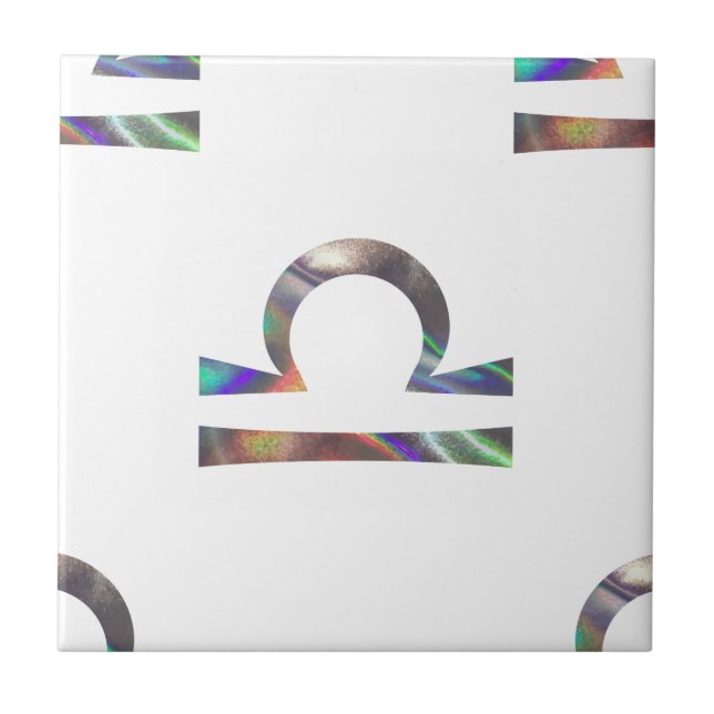 Hologramm Libra Fliese (Vorderseite)