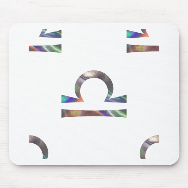 Hologramm Libra Mousepad (Vorne)