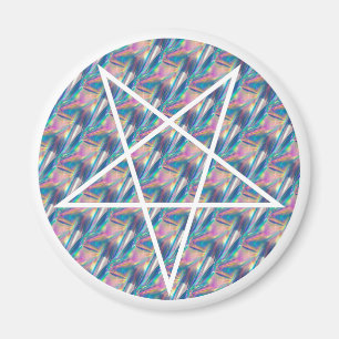 Hologramm-Pentagramm Magnet
