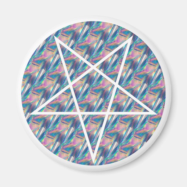 Hologramm-Pentagramm Magnet (Vorne)