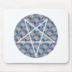Hologramm-Pentagramm Mousepad