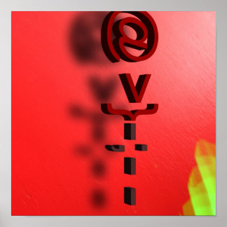 Hologramm roze v2 copy poster