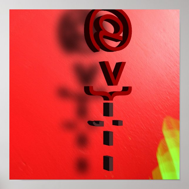 Hologramm roze v2 copy poster (Vorne)