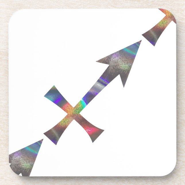 Hologramm Sagittarius Untersetzer (Vorderseite)