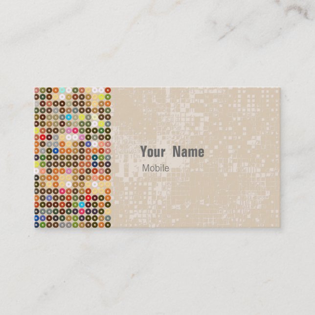 Hologramm Sequin Visitenkarte (Vorderseite)