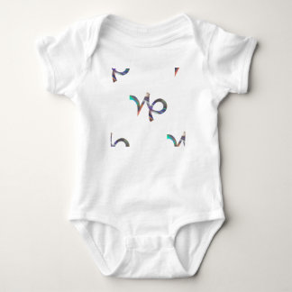 Hologramm Steinbock Baby Strampler