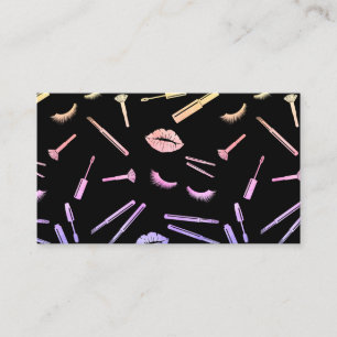 HOLOGRAPH Make-up artist lashes lips lipstick auge Visitenkarte