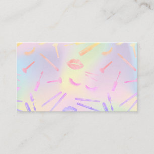 HOLOGRAPH Make-up-Künstler Lashes Lippenstifte Visitenkarte