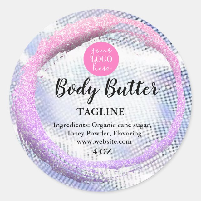 Holograph Packaging Label Runder Aufkleber (Vorderseite)