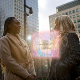 Holograph Shop Tropfens Makeup Artist QR Code Visitenkarte