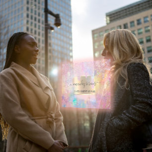 Holograph Shop Tropfens Makeup Artist QR Code Visitenkarte