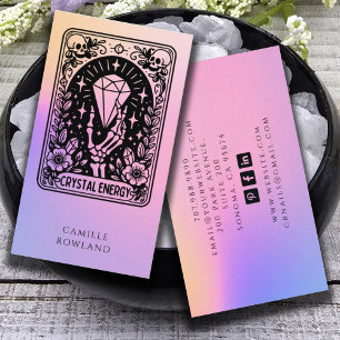 Holographic Crystal Healer Visitenkarte