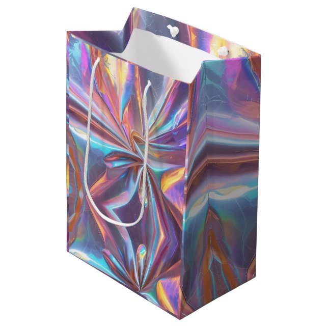 Holographic Dream Mittlere Geschenktüte (Vorderseite Schrägansicht)