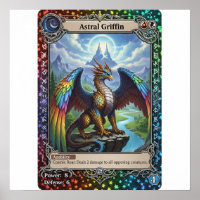 Holographic Fantasy Trading Card