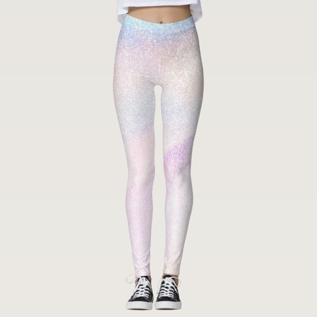 Holographic Glam Glitter Leggings (Vorderseite)