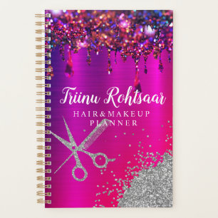 Holographic Glam Glitzer Fair Makeup Planner Planer