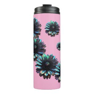 Holographic Iridescent Black Dahlia Thermosbecher