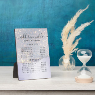 Holographic Lila Glitzer Luxury Glam Price List Fotoplatte