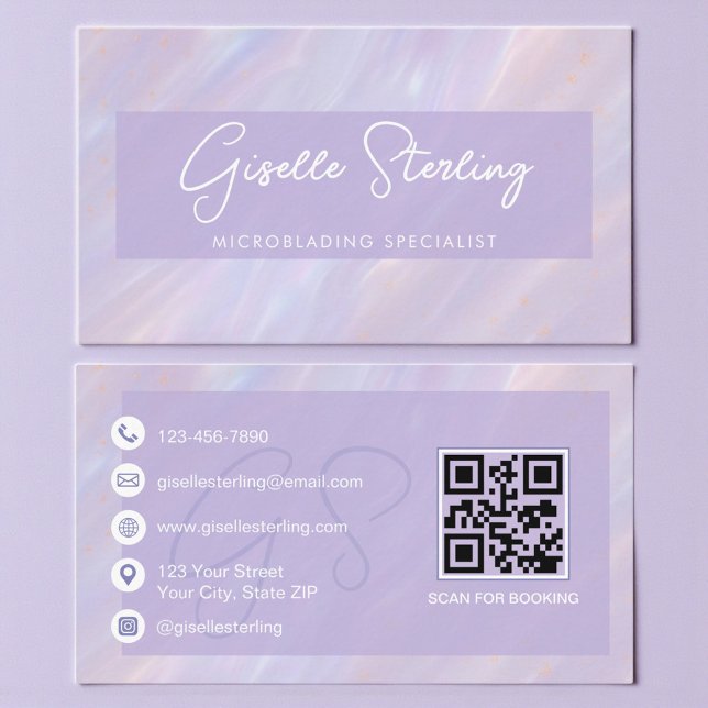 Holographic Microblading Profi Visitenkarte (Von Creator hochgeladen)