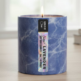 Holographic Thin Candle Label Etiketten
