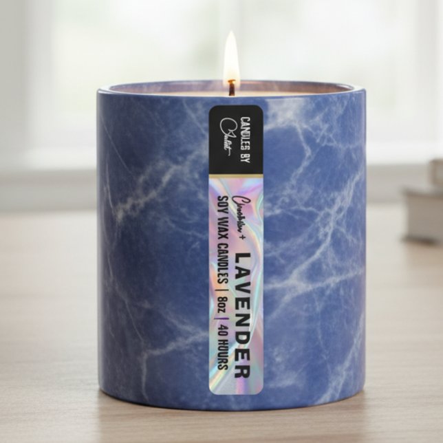 Holographic Thin Candle Label Etiketten (Von Creator hochgeladen)