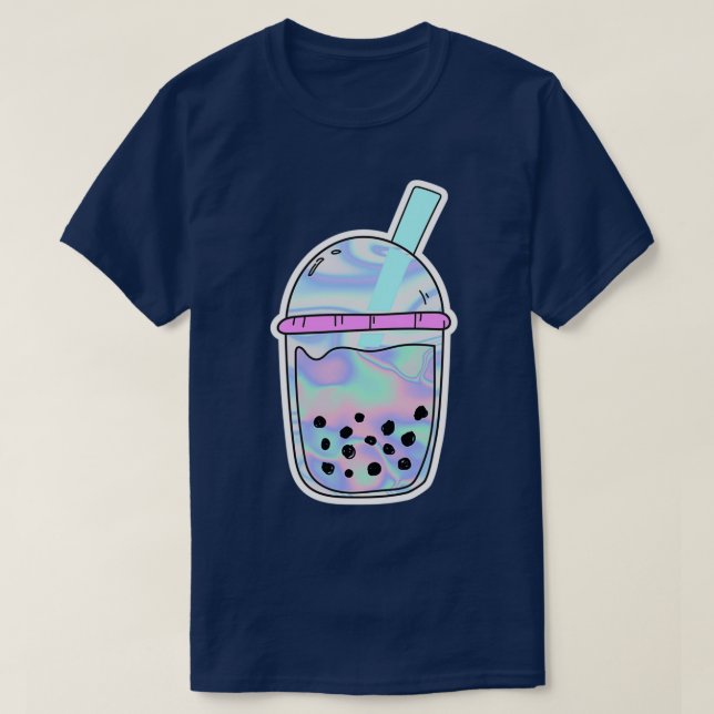 Holographische Folie Bubble Tee Iridescent Bubble  (Design vorne)