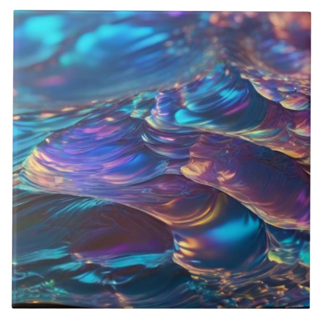 Holographische Keramik Fliese (Vorderseite)