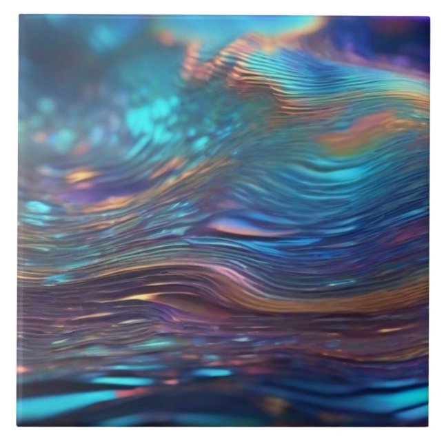 Holographische Keramik Fliese (Vorderseite)