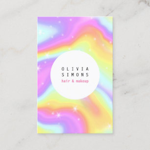 Holographische Minimalistische Visitenkarte