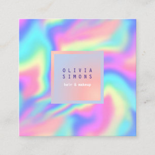 Holographische Minimalistische Visitenkarte