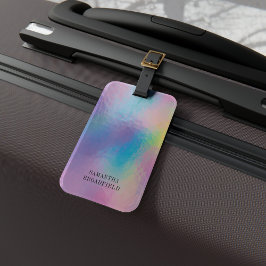 Holographische Monogramm Moderne Reisen Gepäckanhänger