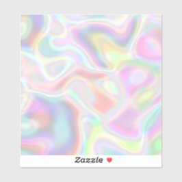 Holographische Pastelle Multicolor Pell and Stick  Aufkleber