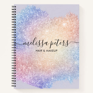 Holographische Schrift Moderner Glitzer Sparkle Bu Notizbuch