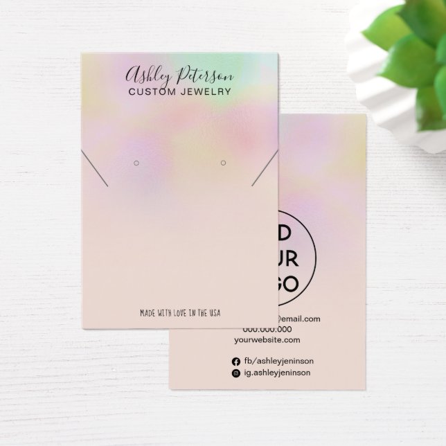 Holographischer Ober Schmuck Ohrring-Ketten-Displa (Schreibtisch)